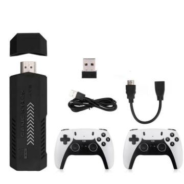M10 Pro 4K TV Game Player - 3D HD Retro Console 128G + Wired Controller - 1