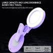 Foldable Clip Mobile Phone Selfie Mirror Fill Light - White - 5