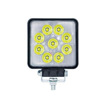 Forklift LED Headlight 4" 9 Beads DC 12V-80V High Brightness Front - 1