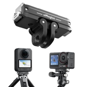 DJI Action 5 Pro/4/3 aMagisn Metal Magnetic Quick Release Mount Adapter - 1