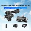 aMagisn Mini Quick Release Mount for Sports Cameras, 2-Claw Main Body - 2