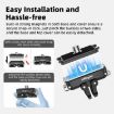 aMagisn Mini Quick Release Mount for Sports Cameras, 2-Claw Main Body - 4