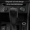 Peacock Pattern Leather Gear Shift Cover - Zipper Type for Manual Cars - 6