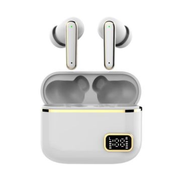 Smart Touch In-Ear Hearing Aid with Digital Charging - White - 1