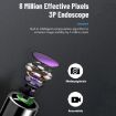 Smart Wireless Visual Ear Picker - P3 LED Light, WIFI, APP Control (White) - 4