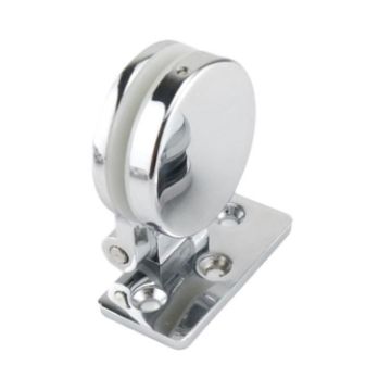 Frameless Glass Door Hinge Wine Cabinet 180 Window Door Round Hinge - 1