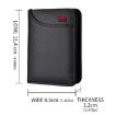 Beige Cross Texture Men's Leather Wallet with Card Holder & ID Bag - 4