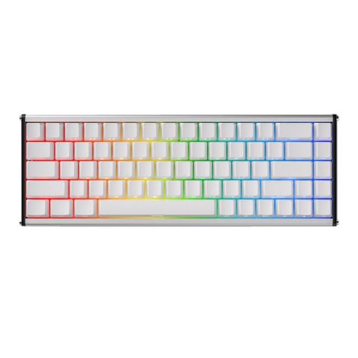 Ajazz ALUX68 MAX RGB Wired Mechanical Keyboard, White, DIY Magnetic Shaft - 1