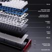 Ajazz ALUX68 MAX RGB Wired Mechanical Keyboard, White, DIY Magnetic Shaft - 5