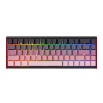 Ajazz ALUX68 MAX RGB Wired Mechanical Keyboard, Gradient Pink - 1