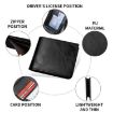 Dark Brown Men's Leather Wallet with Driver License Holder & Money Clip - 6