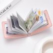 Women's Pink Leather Multi-Card Driver License & ID Holder - 6 Slots - 7