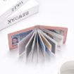 Women's Pink Leather Multi-Card Driver License & ID Holder - 6 Slots - 8