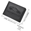 Women's Leather Driver License & Credit Card Holder, 10 Slots, Black - 3