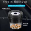 A636 Black Gray Screw Cap Ashtray for Car & Home Desktop Use - 6