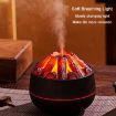 Simulated Charcoal Fire Night Light USB Humidifier - Dark Wood Grain - 6