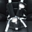 Black Baby Stroller Seat Belt Shoulder Guard - Regular Size - 8