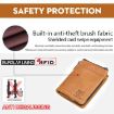 BULL CAPTAIN 050 RFID Anti-theft Wallet with Coin Purse (Coffee) - 5