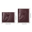BULL CAPTAIN 0203 RFID Cowhide Wallet - Multiple Card Slots, Coffee - 2