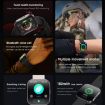 QS08 1.85" Smart Watch: Heart Rate, Blood Glucose/Oxygen Monitor, SOS, Sleep - 3