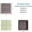 Deep Gray Office Sticky Note Template Box & Student Planner Tool - 3