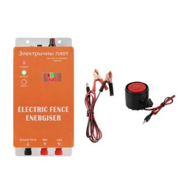 10km 12V Electric Fence EU Plug for Livestock High Voltage Poultry Farm - 1