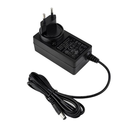 Waveshare 9V/5A DC Jack Power Supply Adapter, 1.2m Cable, EU Plug - 1