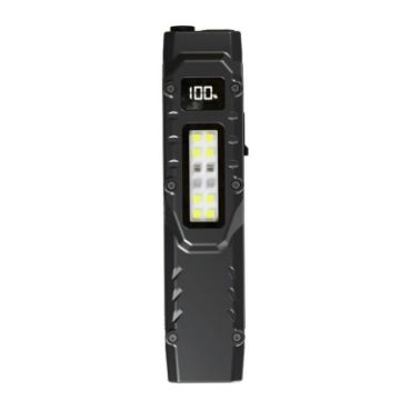 Mini Portable Self-Defense Flashlight with Pen Clip - Three-Light Source - 1
