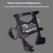 ENLEE E-300 Shockproof Bicycle Phone Holder Mount (Black) - 3