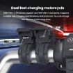 WUPP 2 in 1 QC3.0 Waterproof PD Fast Charger for Motorcycle - Boxed - 6