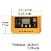 10A 12V/24V Solar Charge Controller with LCD Display for PV Systems - 5