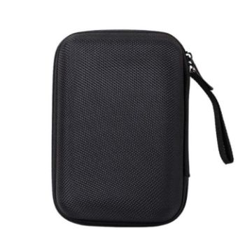 Black EVA Hard Disk Bag - Drop-proof Mobile Power Storage Case - 1