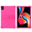 TCL TAB 10L Gen 2 Shockproof Silicone Case with Holder - Rose Red - 1
