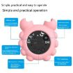 Crab Shape Digital Baby Bath Water Thermometer, White LCD Display - 4