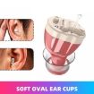 Smart Noise Reduction CIC Hearing Aid - Adjustable Sound Amplifier, Blue - 3