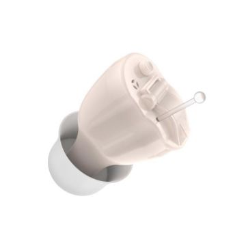 Smart Noise Reduction CIC Hearing Aid for Elderly, Left Ear Skin Color - 1