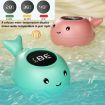 Pink IPX7 Waterproof Cartoon Whale LED Baby Bath Thermometer - 4