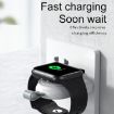 Portable Magnetic Wireless Charger for Apple Watch 1-10/SE, Type-C, White - 5