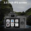 D5 HD WiFi Digital Camera 64MP Dual Lens Night Vision Video DV + Mic - 6
