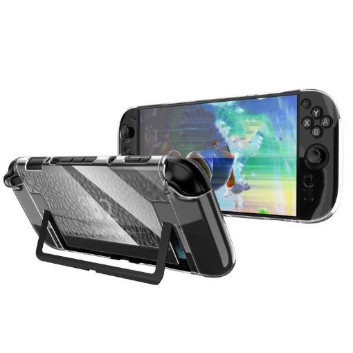 Nintendo Switch 2 Shockproof TPU+PC Transparent Case Cover (Diamond) - 1