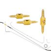 ZTTO 2pcs Mountain Road Bike Brake Shifter Line Hose Connector Fittings - 4