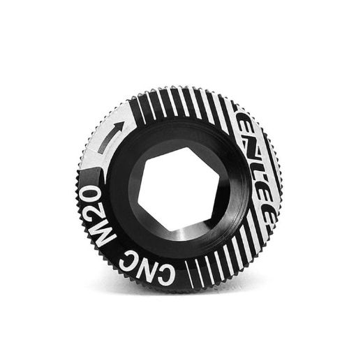 ENLEE M20 Black Aluminum Bicycle Crank Cover Screws - 1