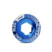 ENLEE M20 Blue Aluminum Bicycle Crank Cover Screws - 1