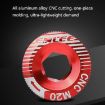 ENLEE M20 Blue Aluminum Bicycle Crank Cover Screws - 5