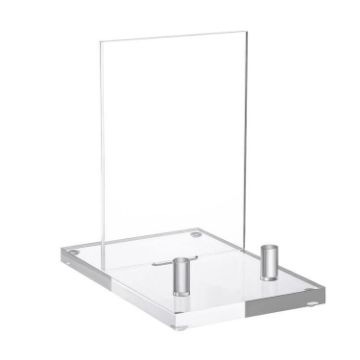 Acrylic Book Picture Frame Plate Stand YX157 Display Holder - 1