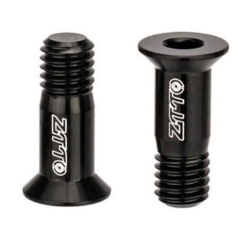 ZTTO 2pcs Bicycle Rear Derailleur Sprocket Screws M5 Guide Wheel Black - 1