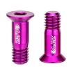 ZTTO Bicycle Rear Derailleur Sprocket Screws M5 Guide Wheel Purple 2pcs - 1