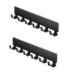 Corridor Metal Key Wall Hanger - 2pcs, 6 Hooks - 1