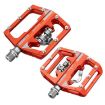 RACEWORK M215 Orange Aluminum Alloy SPD Clipless Bicycle Lock Pedal - 1