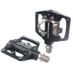 RACEWORK RK213 Dual-purpose Mountain Bike Pedal SPD + Flat (Black) - 1